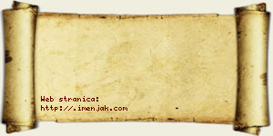 Ilija Garašanin vizit kartica